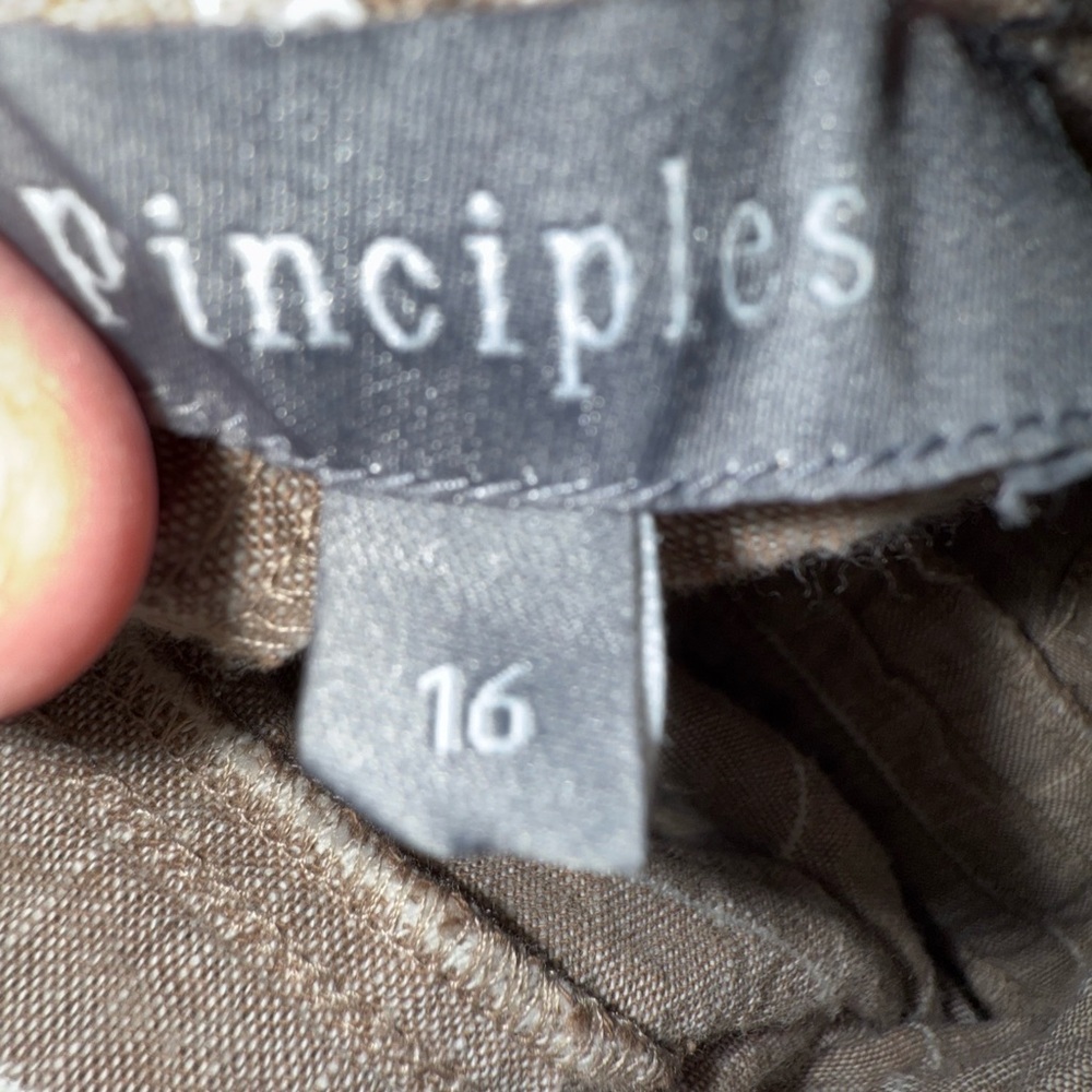 Principles Cropped Pin Stripe Capris - Picture 7 of 12